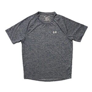 Under Armour The Tech Tee Shirt Blue Heather Athletic T-Shirt Men’s XL